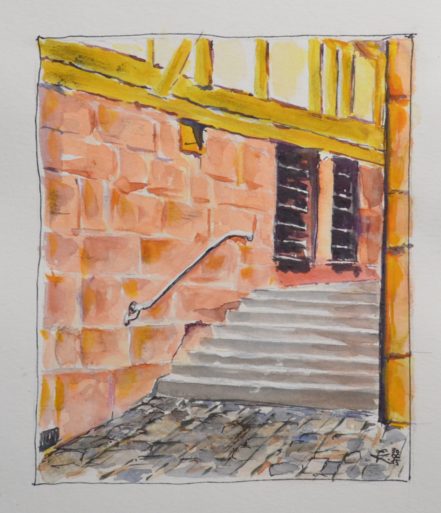 Treppe in Weißgerbergasse